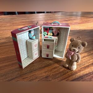 BUY 1 get 1 FREE - CARLTON Heirloom Christmas Ornament “Bear Merry Treasures”